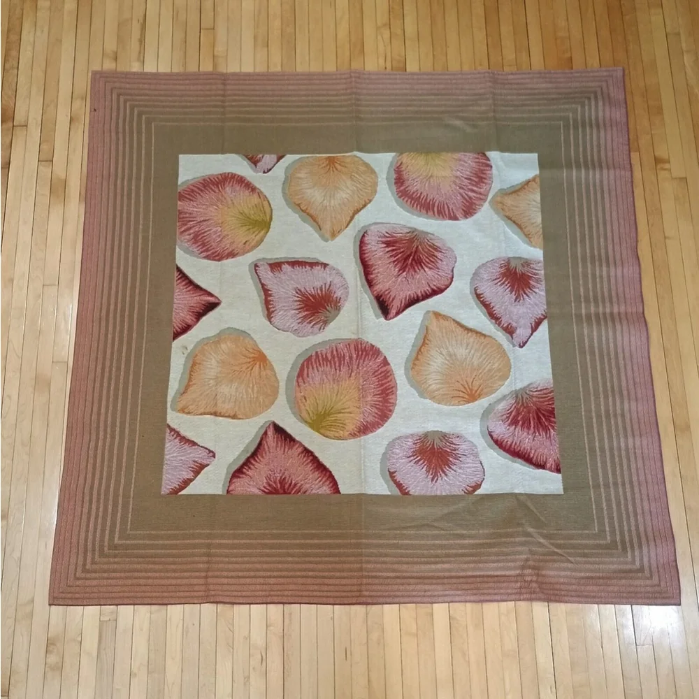 Perola Da Nazare Portugal Leaf Design Tapestry Card Tablecloth Fall Harvest READ